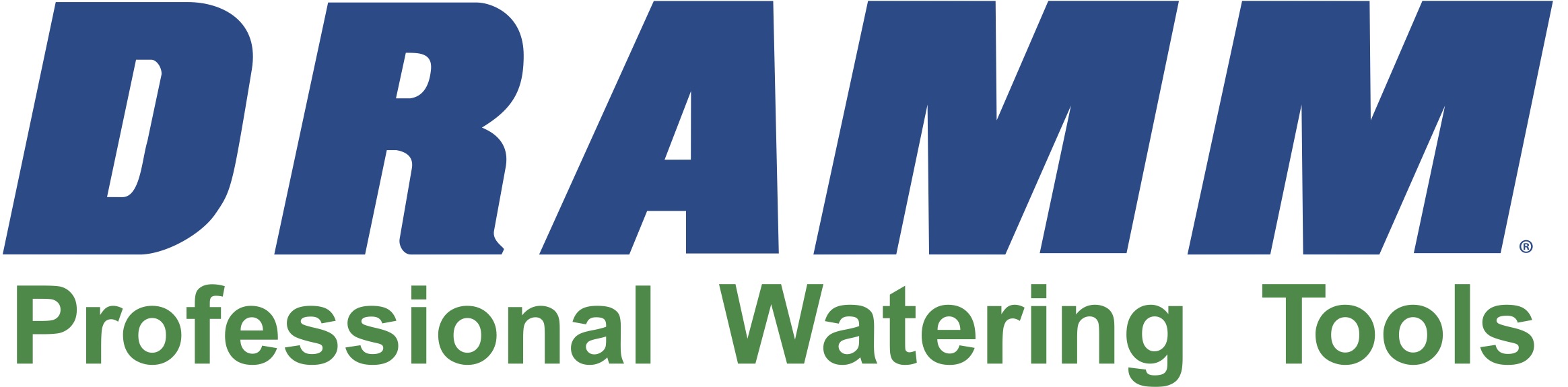 Dramm Logo tag line outlines