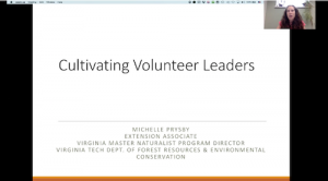 first slide of volunteer leaders presentation